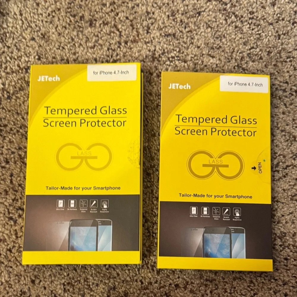 Yellow Tempered Glass Screen Protector for iPhone 4.7 inch